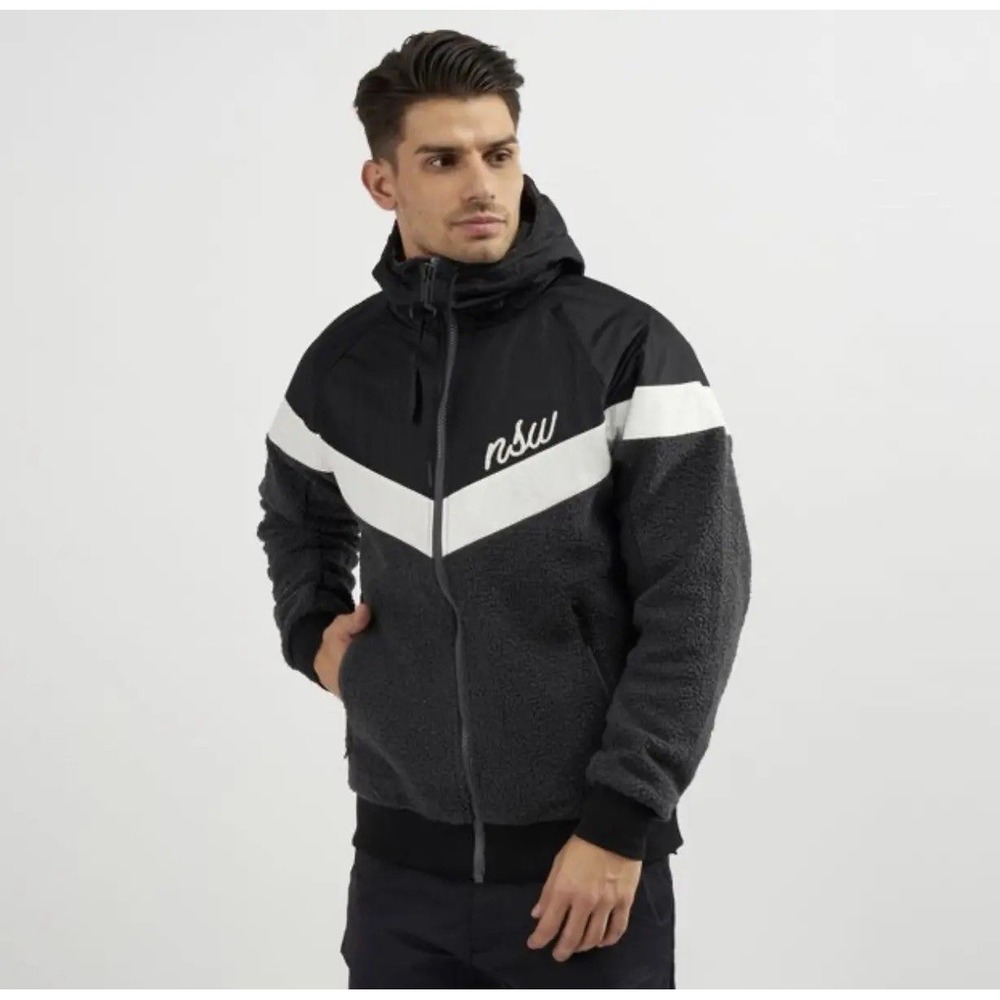 NIKE NSW SHERPA WINDRUNNER FULL ZIP JACKET MEN'S LG 930316 010 MSRP‎ $200 NWT!